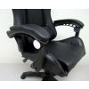 Scaun de gaming confortabil K3 R-Sport negru cu functie de masaj pentru jucatori