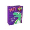 Geanta cadou din hartie cu motiv dinozaur 32cm x 26cm x 10cm violet