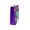 Geanta cadou din hartie cu motiv dinozaur 32cm x 26cm x 10cm violet