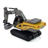 Excavator pe șenile cu telecomandă de 2,4 GHz galben
