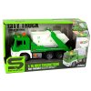 Camion de gunoi pentru sortarea deșeurilor cu antrenare cu frecare 1:16 verde