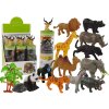 Set de 12 figuri de animale sălbatice africane într-un tub