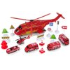 Sada hasičských vozidel Hasičské auto Záchranářský vrtulník2