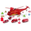 Sada hasičských vozidel Hasičské auto Záchranářský vrtulník3