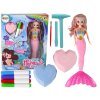 Kit de excavare DIY Mermaid cu comori roz