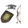 Set costum cavaler cu arc sabie scut cavaler