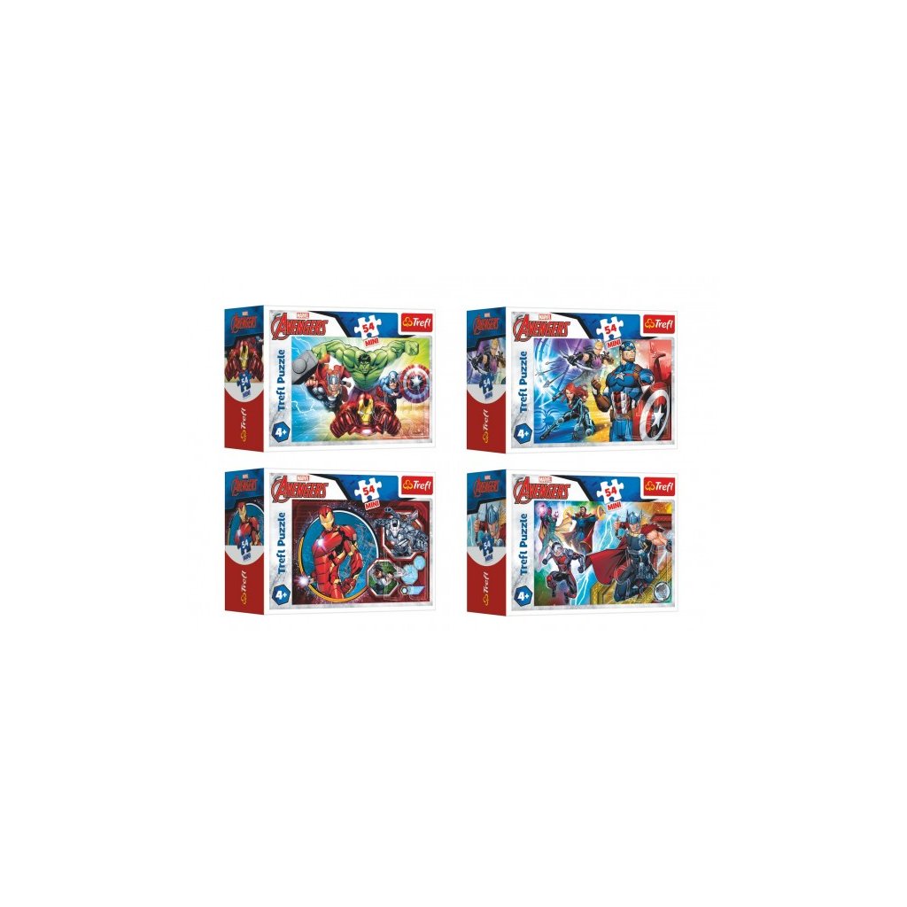 Minipuzzle 54 dílků Avengers / Hrdinové
