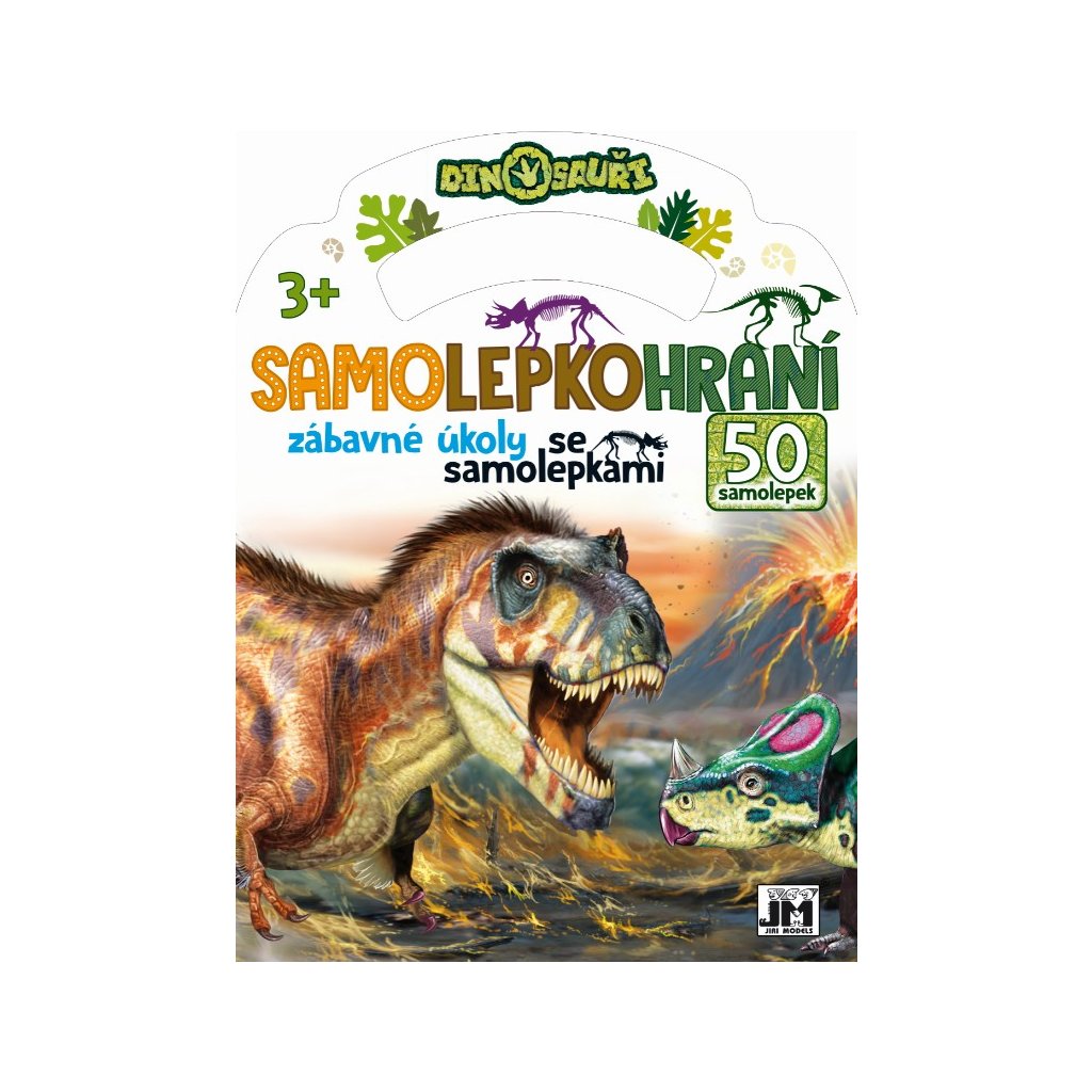 Samolepková knížka s úkoly Dinosauři
