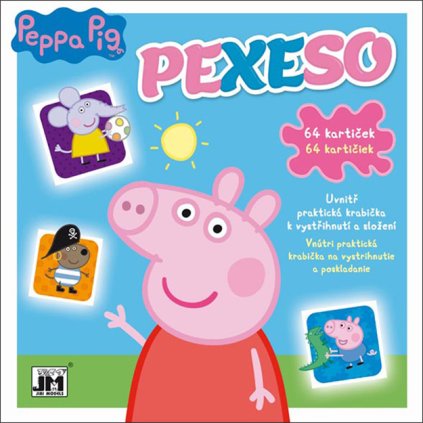 Pexeso v sešitu Peppa