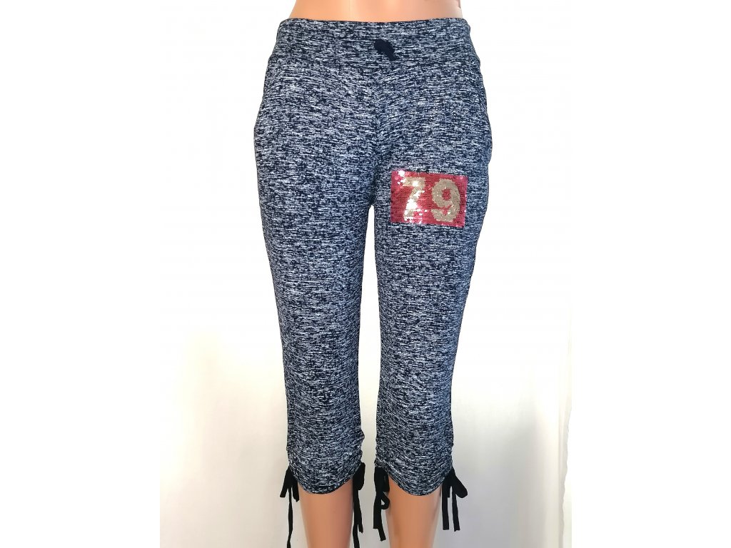 Dámské kalhoty 3/4 s kapsami