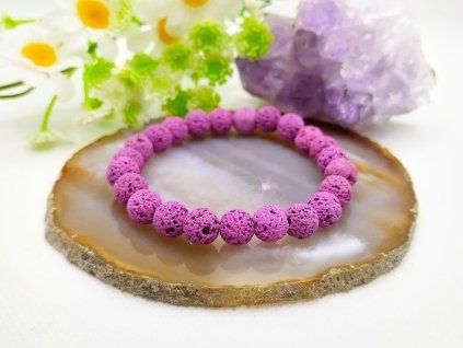 Minerální náramek – Láva