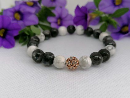 Minerální náramek – Labradorit, Magnezit