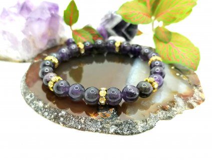 Minerální náramek – Ametyst