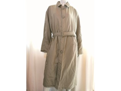 Dámský přechodový dlouhý kabát-35% vlna