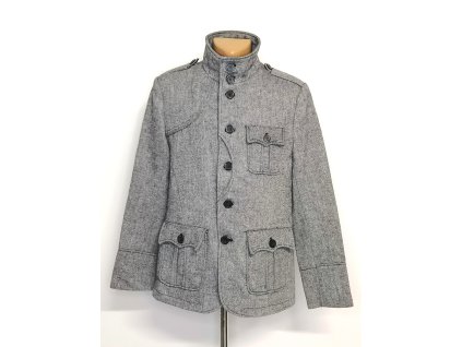 Pánský kabát  H&M- 40% VLNA