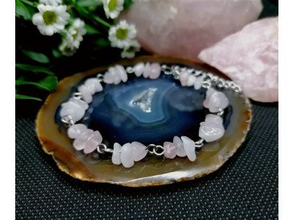 Náramek z růženínu – Chirurgická ocel