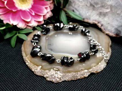 Náramek z hematitu – Chirurgická ocel