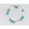 Minerální náramek – Akvamarín, Jadeit