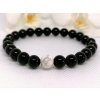 Náramky pro páry - magnezit, obsidián