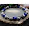 Minerální náramek – Jaspis, Lapis lazuli