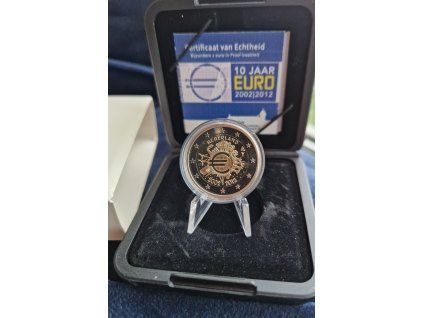 2 euro Holandsko 2012 - 10 rokov Eura (Proof)