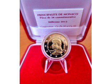 2 euro Monaco 2012 - Lucien I. (proof) (damaged box)