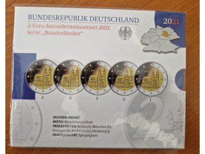 2 euro Germany 2021 - Saxony-Anhalt (proof)