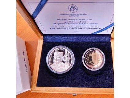 2 euro Slovakia 2019 - Milan Rastislav Štefánik (proof pair)