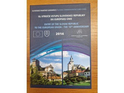Slovensko 2014 - Vstup SR do EÚ (6x pamätná 2€ UNC)