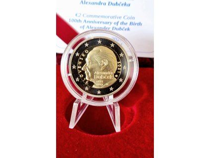 2 euro Slovensko 2021 - Alexander Dubček (Proof)