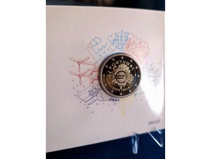 2 euro Portugalsko 2012 - 10 rokov Eura (Proof)