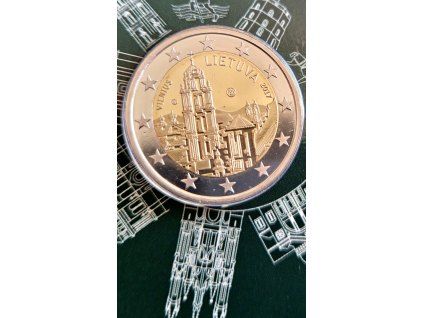 2 euro Litva 2017 - Vilnius (BU karta)