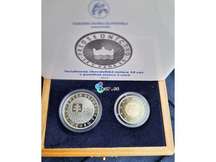 2 euro Slovensko 2016 - Predsedníctvo (Proof dvojička)