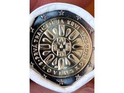 2 euro Slovensko 2023 - Transfúzia (rolka)