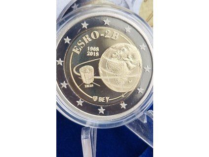 2 euro Belgicko 2018 - ESRO (Proof)