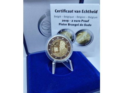 2 euro Belgicko 2019 - Bruegel (Proof)