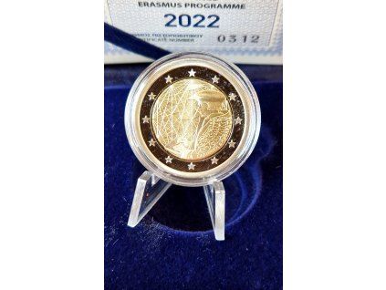 2 euro Grécko 2022 - Erasmus (Proof)