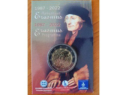 2 euro Greece 2022 - Erasmus Programme (BU coincard)