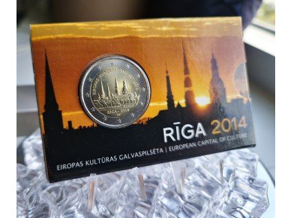 2 euro Latvia 2014 - Riga (BU coincard)