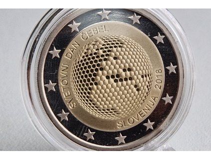 2 euro Slovinsko 2018 - Deň včiel (Proof)