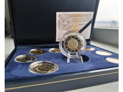 2 euro Spain 2009 - EMU - stick figure (proof set)