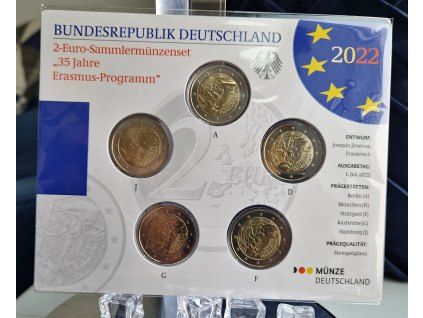2 euro Germany 2022 - Erasmus Programme (BU)