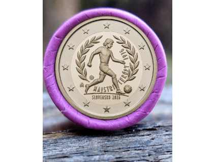 2 euro Slovensko 2026 futbal rolka 2