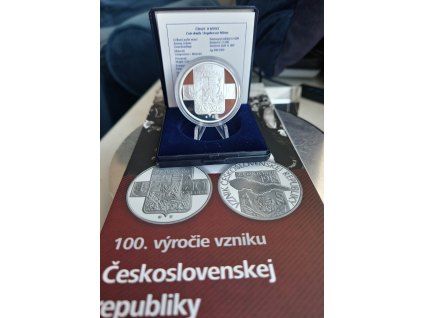 10 euro Slovensko 2018 - Vznik ČSR (Proof)