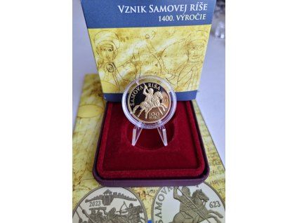 100 euro Slovensko 2023 - Samova ríša (zlatá proof)