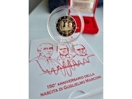 2 euro Vatikán 2024 - Marconi (Proof)