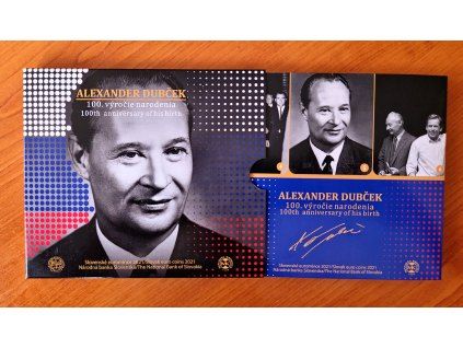 2 euro Slovensko 2021 - Alexander Dubček (BU sada)