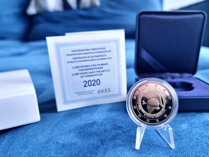 2 euro Grécko 2020 - Bitka pri Termopylách (Proof)