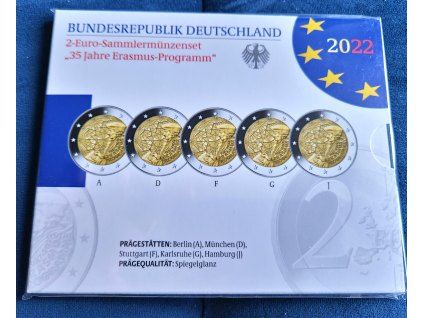 2 euro Germany 2022 - Erasmus Programme (proof)