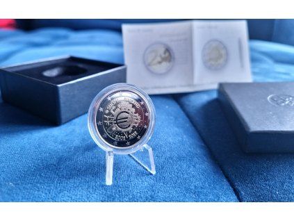 2 euro Fínsko 2012 - 10 rokov eura (Proof)